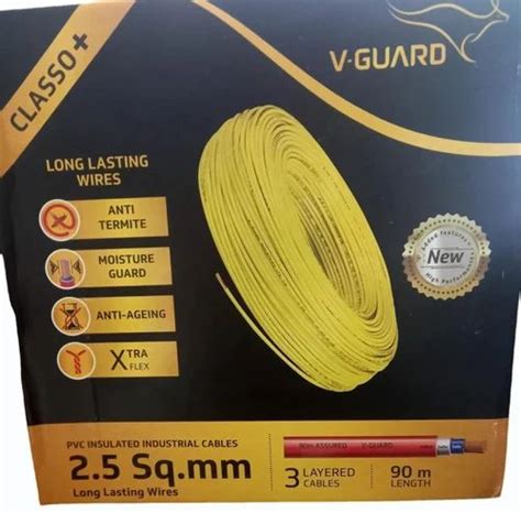 V Guard Pvc Insulated Industrial Cables 2 5 SQ MM 90 M At Best Price