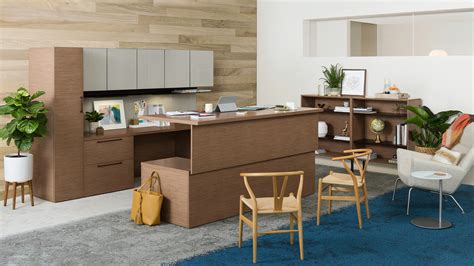 Elective Elements Freestanding Office Desk with Storage | Steelcase