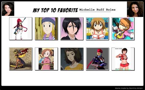 My Top 10 Michelle Ruff Roles by Dawn-Fighter1995 on DeviantArt