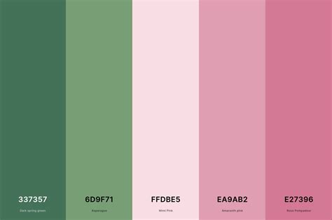 25 best pink color palettes with names and hex codes – Artofit