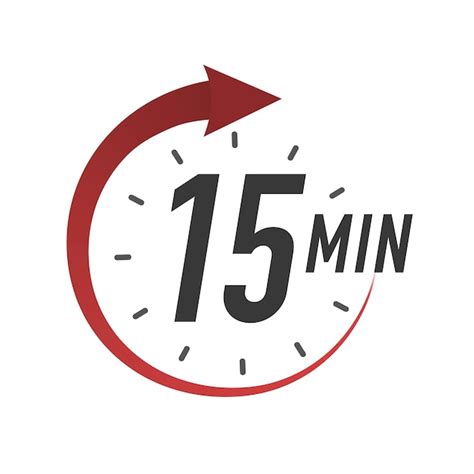 Premium Vector Icon 15 Minutes Timer Color Style