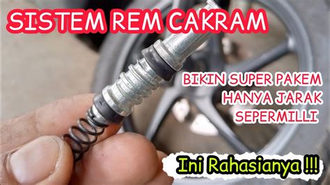 System Rem Cakram Jadi Pakem Solusi Buat Pengereman Motor Berfungsi