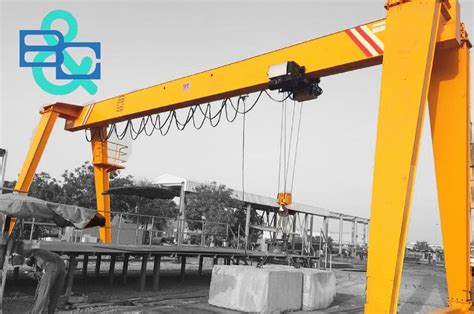 Single Girder Gantry Crane Maximum Lifting Capacity Ton At Best