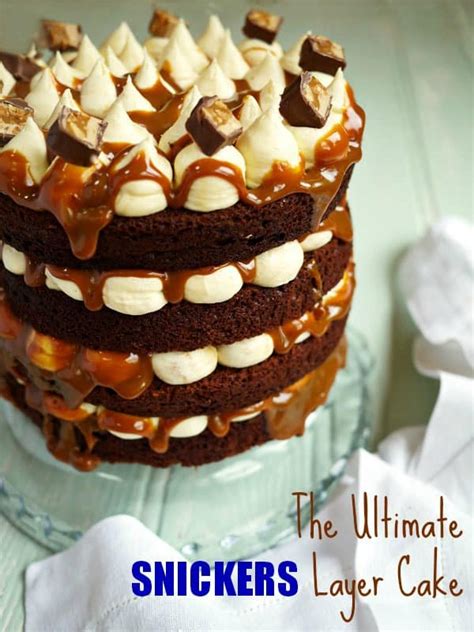 The Ultimate Snickers Layer Cake