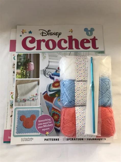 HACHETTE DISNEY CROCHET Partwork Magazine Collection Issue 1 Flower