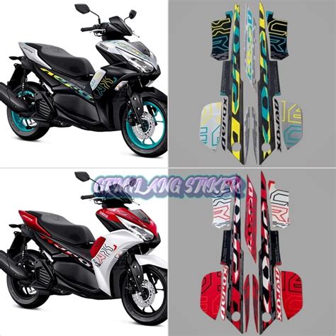 Jual Striping Decal Polet Sticker Yamaha Aerox Rc 155 2023 2024 Body