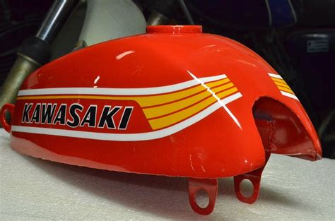 Kv A Gas Tank Decals Kv A Vintage Kawasaki