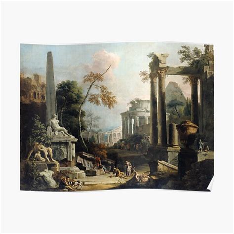 Marco Ricci And Sebastiano Ricci Landscape With Classical Ruins And