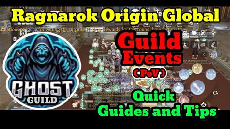 Ragnarok Origin Guild Events Guides And Tips Ghost Guild Pov Youtube