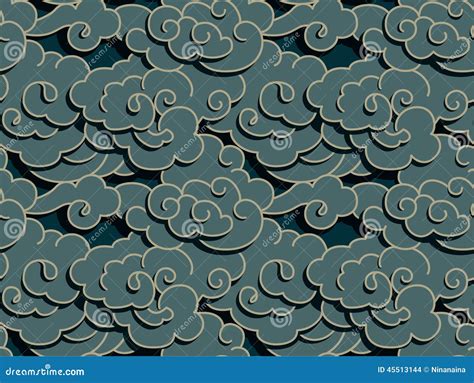 Nubes Chinas Ilustraci N Del Vector Ilustraci N De Chino