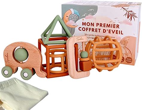 Jouets d éveil bébé 1er âge Coffret naissance mixte montessori garçon