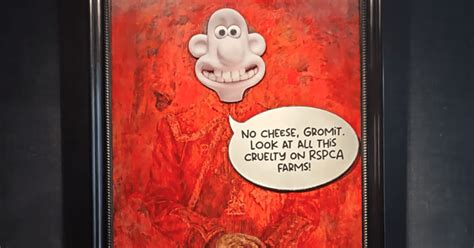 King Charles Iii Portrait Vandalized With Wallace And Gromit Image By