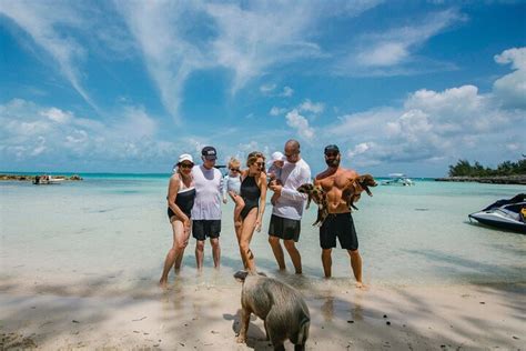 Nagez avec les cochons Excursion d une demi journée en bateau privé