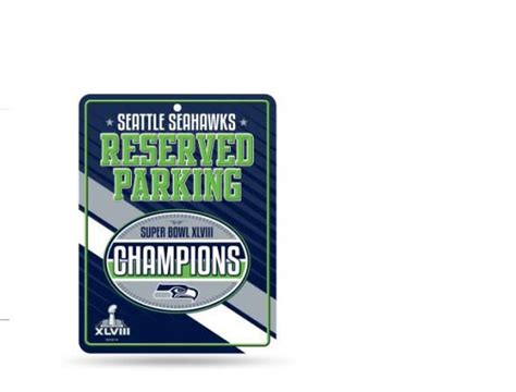 Reserved Parking Sign Reserved Parking Signs Seattle Seahawks Seahawks