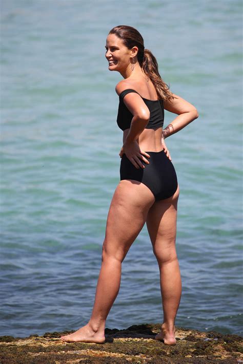 Jodi Gordon In A Black Bikini At Bondi Beach In Sydney LACELEBS CO