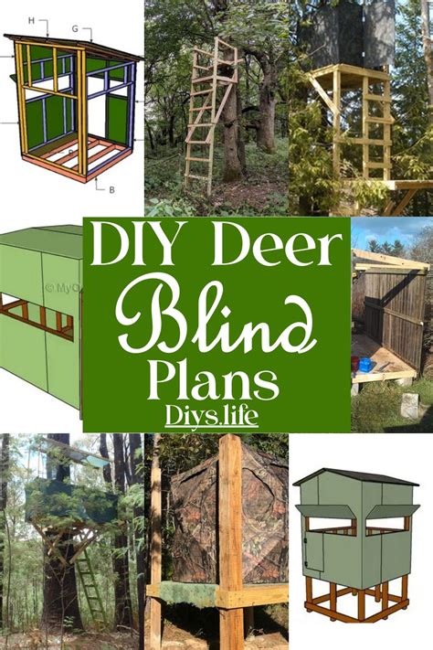 21 Diy Deer Blind Plans For Hunting Diys