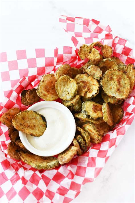 Air Fryer Fried Pickle Chips Sizzling Eats