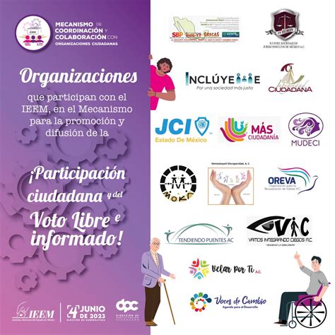 Ieem On Twitter Conoce A Las Organizaciones Que Participan Con El