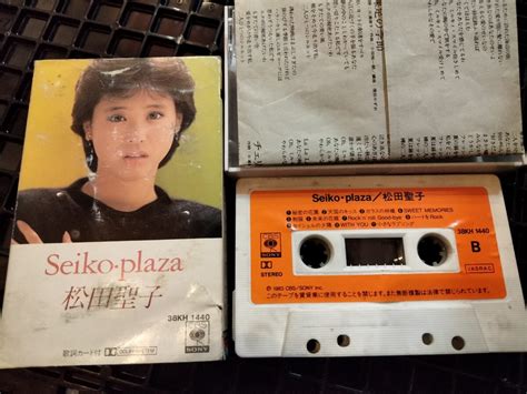 Yahooオークション 松田聖子 Seiko Plaza 歌詞カード付 カセットテ