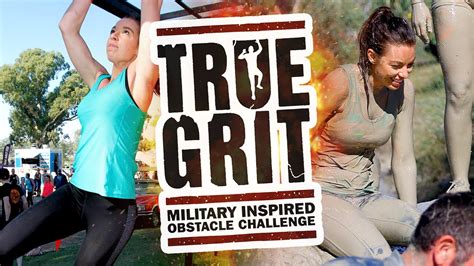 Getting Down And Dirty True Grit Military Inspired Obstacle Course