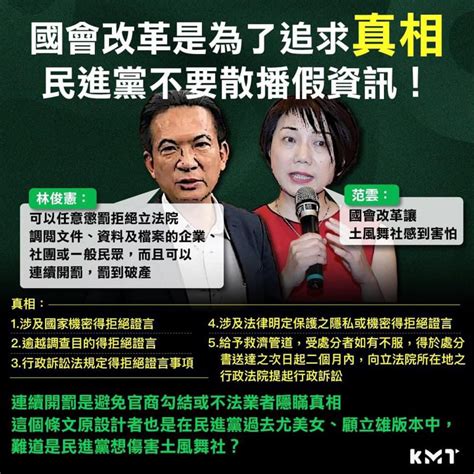 國會改革讓「土風舞社害怕」？ 國民黨轟綠散布假訊息 國會五法闖三讀 要聞 聯合新聞網