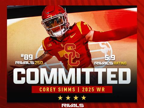 Corey Simms Talks Commitment To USC Best Head Coach In The Country