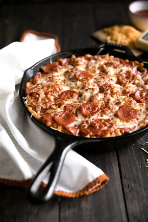 Pepperoni Mac And Cheese Skillet Recipe The Forked Spoon