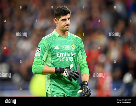 Goalwart Thibaut Courtois Real Gesture Gesture Finale 2022 De La