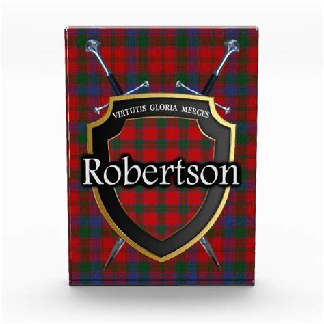 Scottish Clan Robertson Tartan Photo Block | Zazzle.com