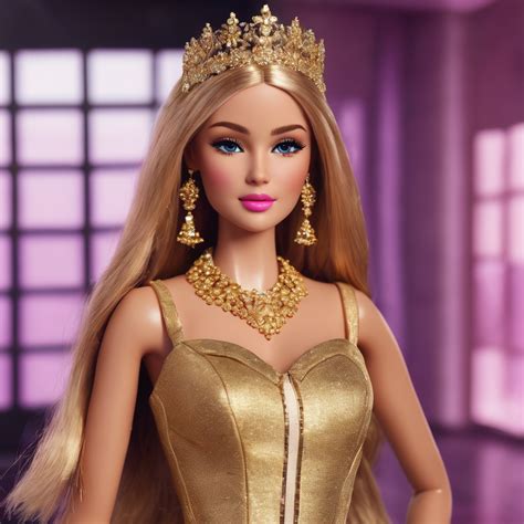 barbie gold  beautiful princess