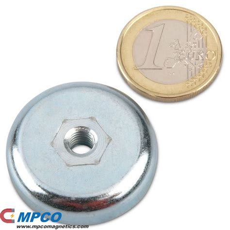 Magnet Pot Neodymium w Threaded Hole Ø32 mm MPCO Magnets