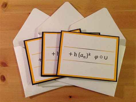 Thank You Math Themed Thank You Card Geek Thank You Card Maths Thank ...