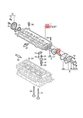 Genuine Audi Vw Skoda Seat A Cabriolet Operating Valve L C Ebay