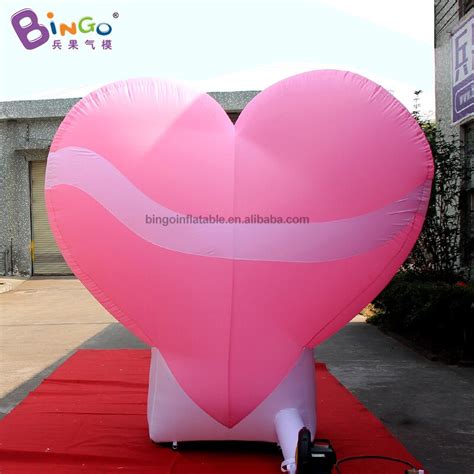 Outdoor Inflatable Heart Balloon 25m Romantic Wedding Display