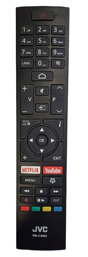 Oryginalny Pilot Jvc Rm C Smart Tv Netflix