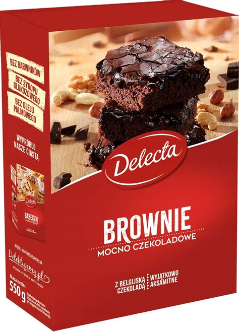 Купить Ciasto Brownie Delecta 550g gotowe ciasto czekoladowe w proszku ...