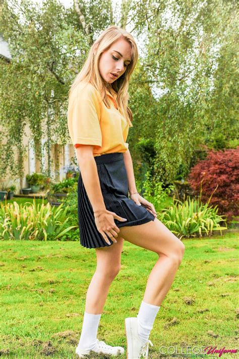 College Uniform Starring Chloe Toy Nude Pics Coedcherry