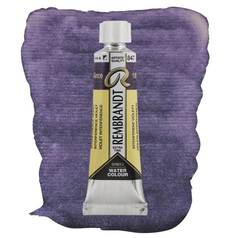 Aquarela Bisnaga Talens Rembrandt 847 Interference Violet 10 Ml