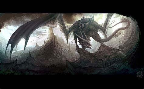 Dark Dragon Wallpapers Top Free Dark Dragon Backgrounds Wallpaperaccess