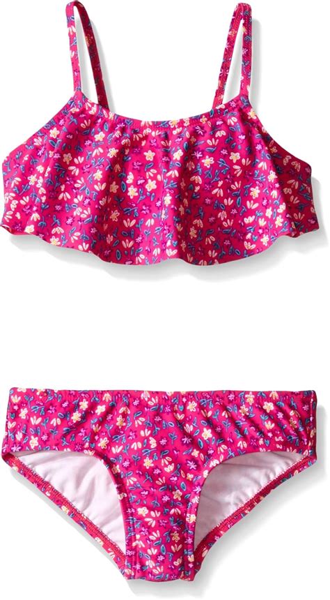 Buy Kensie Girls Ditsy Floral Bandeau Bikini Swimsuit At