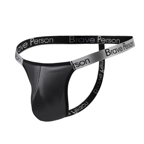 Jual PREORDER Mens Lingerie Low Waist T Back G String Thongs Panties Bulge Pouch Briefs Letter