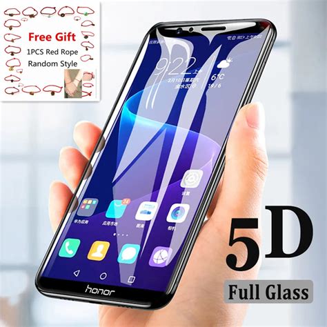 5D Tempered Glass For Huawei Honor 9 Lite Screen Protector 9 Curved