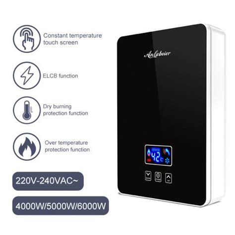 Shock Proof Instant Hot Under Sink Saving Electric Shower Water Heater 220V