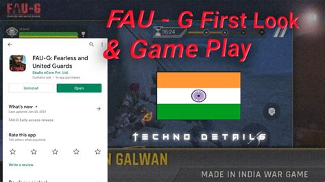 Fau G Gameplay Made In India Game Fau G Game First Look