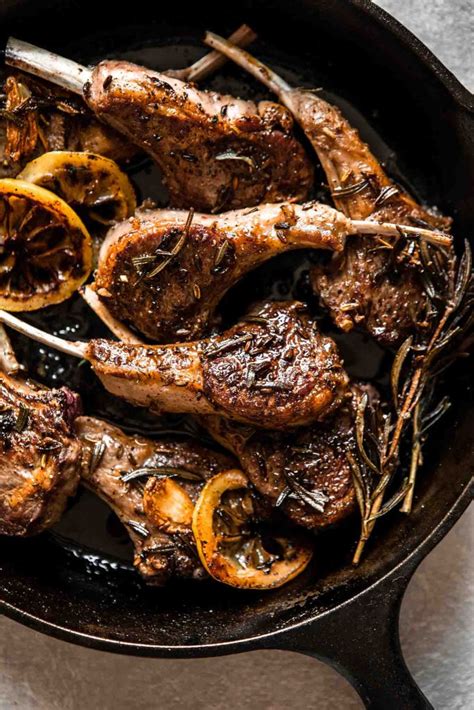 Easy Pan-Fried Lamb Chops with Fennel & Rosemary — Zestful Kitchen