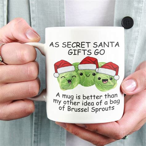 Funny Secret Santa T Better Than Brussel Sprouts Etsy Uk