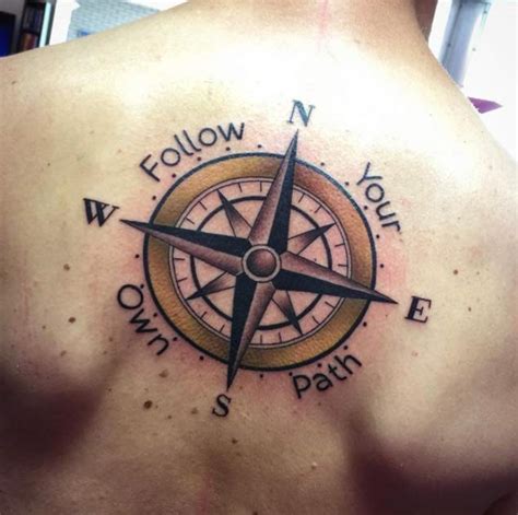 42 Friggin Amazing Compass Tattoos - TattooBlend