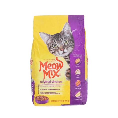 Meow Mix Cat Food Original Choice 1 43 Kg Al Fatah