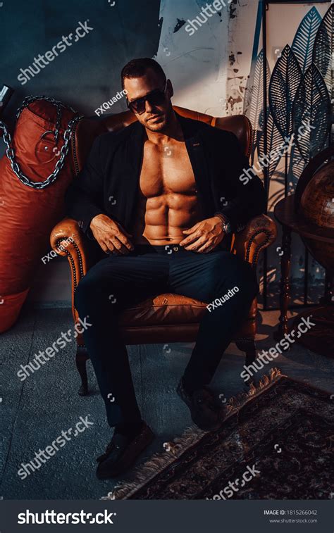 Cool Rich Guy Sunglasses Naked Torso Stock Photo Shutterstock
