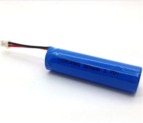 Rechargeable Battery 14500 3.7v 800mah Aa Li Ion Lithium Battery With Protect Circuit Board Pcb ...